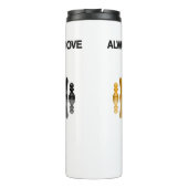 Houd altijd uw volgende stap naar uw eigen Humor Thermosbeker (Achterkant)