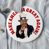 HOUD AMERIKA GROOT TRUMP 2020 RONDE BUTTON 6,0 CM (In situ)