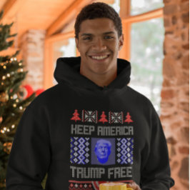 HOUD AMERIKA TRUMP VRIJ FIJN kerstfeest T-shirt
