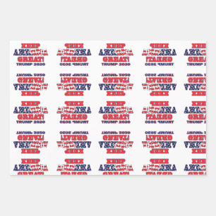 Houd Amerika weer geweldig Trump 2020 Inpakpapier Vel