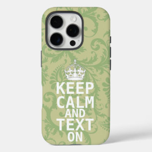 HOUD BEREKENING EN Tekst OP verandering blauwgroen iPhone 16 Pro Hoesje