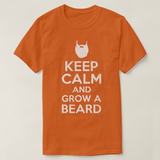 Houd Calm Beard Classic TShirt (Design voorkant)