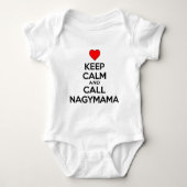 Houd Calm Call Nagymama Romper (Voorkant)