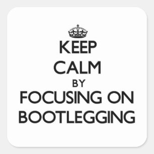 Houd Calm door zich op Bootseling te concentreren Vierkante Sticker