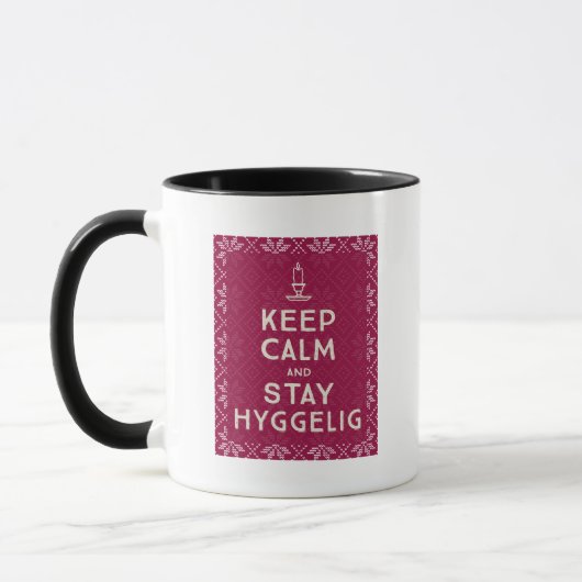 Houd Calm en blijf Hyggelig Mok (Links)