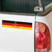Houd Calm en Cook German Bumpersticker (Op Truck)