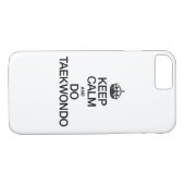 HOUD CALM EN DOE TAEKWONDO Case-Mate iPhone CASE (Achterkant (Horizontaal))