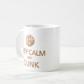 Houd Calm en Dunk Mok (Voorkant links)