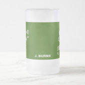 Houd Calm en Hike aan (om het even welke achtergro Matglas Bierpul (Center)