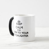Houd Calm en luister aan uw Stap-Dochter Magische Mok (Voorkant links)