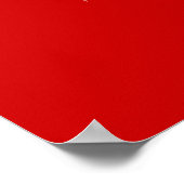 Houd Calm en Plan op (in om het even welke kleur) Poster (Hoek)