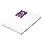 Houd Calm 'en' Proofread (en) (in elke kleur) Notitieblok (Gedraaid)