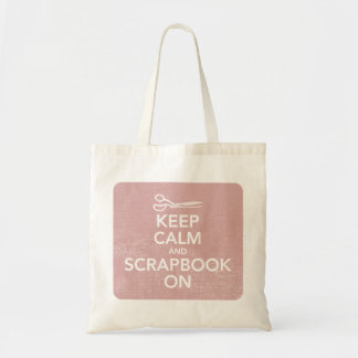 Houd Calm en Scrapbook op Tas 2, Omgekeerde Roze