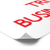 Houd Calm en vertrouw op de Business Analyst Poster (Hoek)