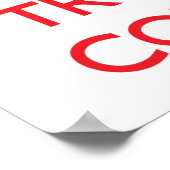 Houd Calm en vertrouw op Uw Controlemechanisme Poster (Hoek)