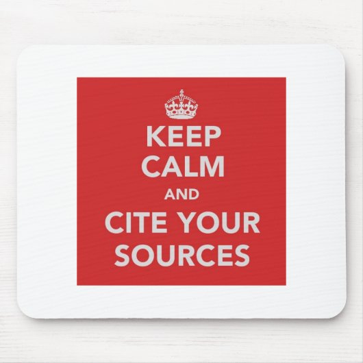 Houd Calm en verwijder uw bronnen Mousepad Muismat (Voorkant)