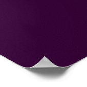 Houd Calm en Vraag u (om het even welke kleur) Poster (Hoek)