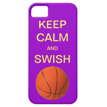 HOUD CALM EN ZWITTE BASKETBALL iPhone 5 Hoesje