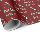 Houd Calm Lawn Bowls Cadeaupapier (Rol Hoek)