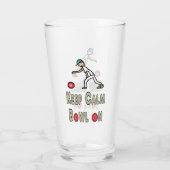 Houd Calm Lawn Bowls Glas (Achterkant)