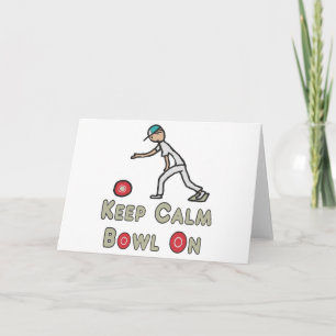 Houd Calm Lawn Bowls Kaart
