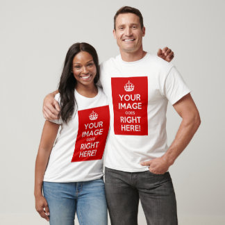 Houd Calm Mannen Long-Sleeve American Apparel T-sh T-shirt