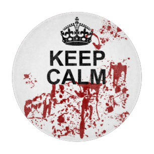 Houd Calm Parody Cutting Board Snijplank