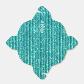 Houd Calm Persoonlijke Tekst op Turquoise Bedankdoosjes (Uitgevouwen)