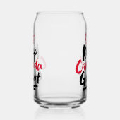 Houd Canada geweldig! Canadian Maple Leaf Make Aga Blikvorm Glas (Rechts)