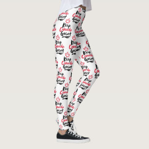 Houd CANADA Groot! Canadese Esblad Laat Weer Groo Leggings