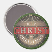 Houd Christus in Kerstmis Magneet (Voorkant / Achterkant)