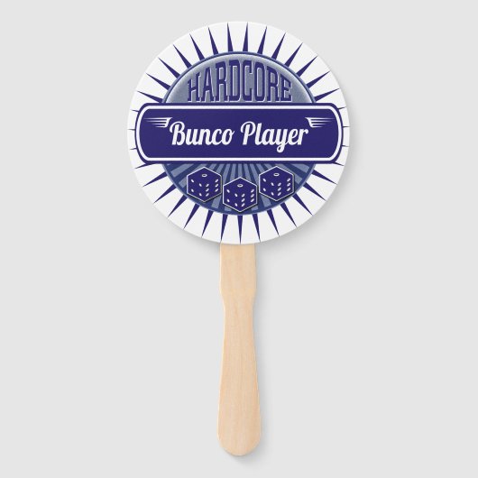 Houd Cool Bunco-spelers Lucky Dice Handwaaier (Voorkant)