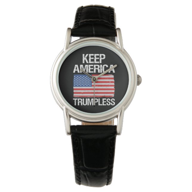 Houd de Amerikaanse Trumpless III Horloge (Voorkant)