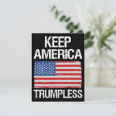 Houd de Amerikaanse Trumpless III Kaart (Staand voorkant)