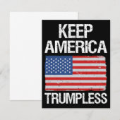 Houd de Amerikaanse Trumpless III Kaart (Voorkant / Achterkant)