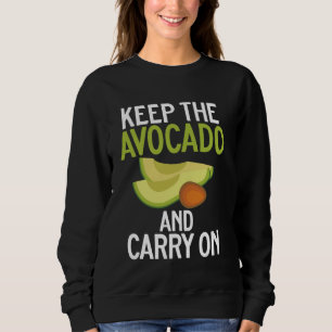 Houd de avocado en ga verder met de avocado trui