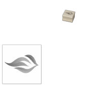 Houd de Blauwe Vlam verlicht Rubberstempel (Gestempeld)