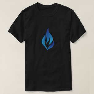 Houd de Blauwe Vlam verlicht T-shirt
