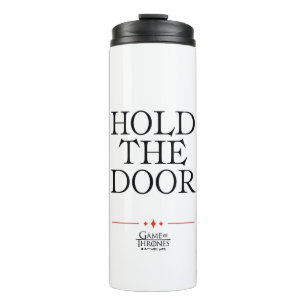 Houd de deur vast thermosbeker