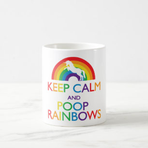 Houd de Eenhoorn van de Kalme en Regenbogen van Koffiemok