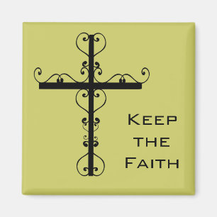 Houd de Faith Cross Magnet Magneet