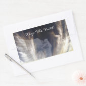 Houd de Faith_ Rechthoekige Sticker (Envelop)