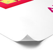 Houd de Kant van het Meerlokflard van het Blok Cal Poster (Hoek)