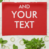 Houd de keukenhanddoek rustig |  sjabloon (Gevouwen)