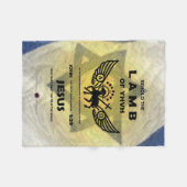 Houd de lamp van YHVH tegen Fleece Deken (Voorkant (Horizontaal))