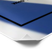 Houd de lamp van YHVH tegen Perfect Poster (Hoek)