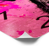 Houd de lijn perfect poster (Hoek)