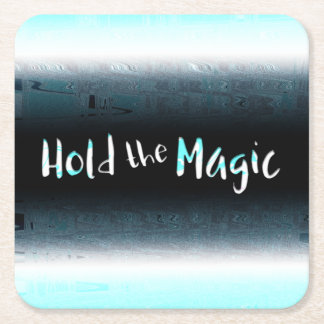 Houd de Magie vast Vierkante Kartonnen Onderzetter