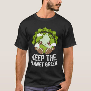 Houd de Planet Groene Ecologie Bomen Ecosysteem Ho T-shirt