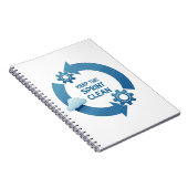 Houd de sprint schoon notitieboek (Rechterzijde)